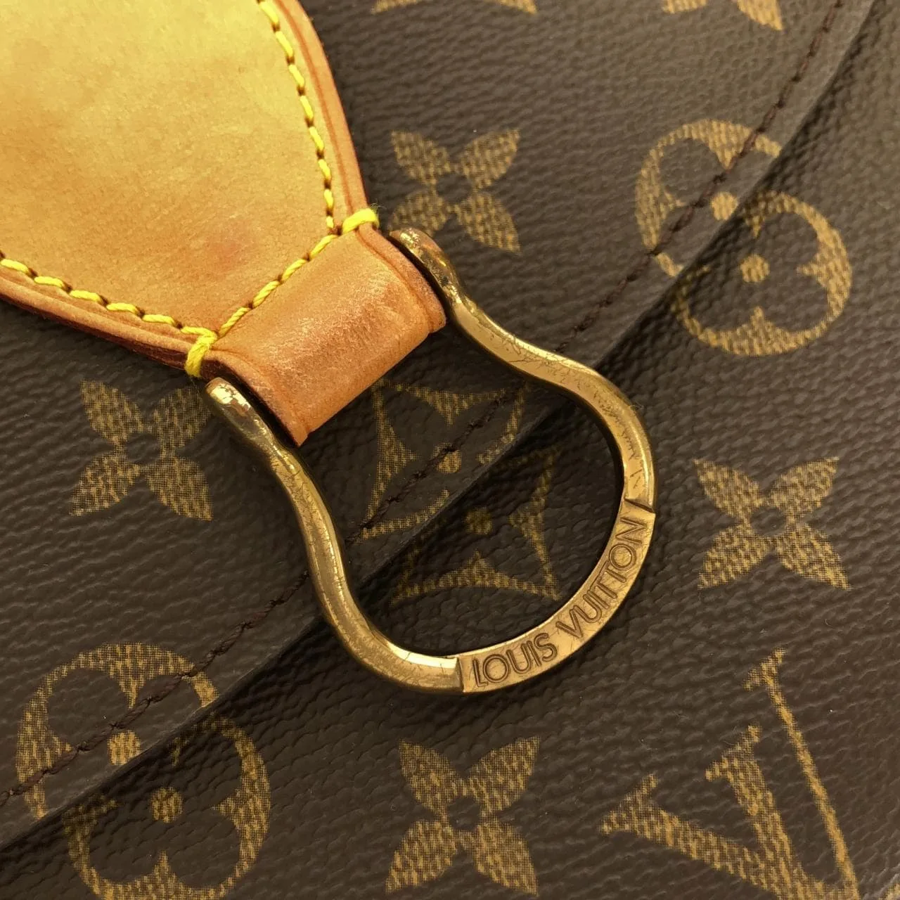 LOUIS VUITTON M51242 Shoulder Monogram 黑色 Monogram 中古品A - 縮圖 4