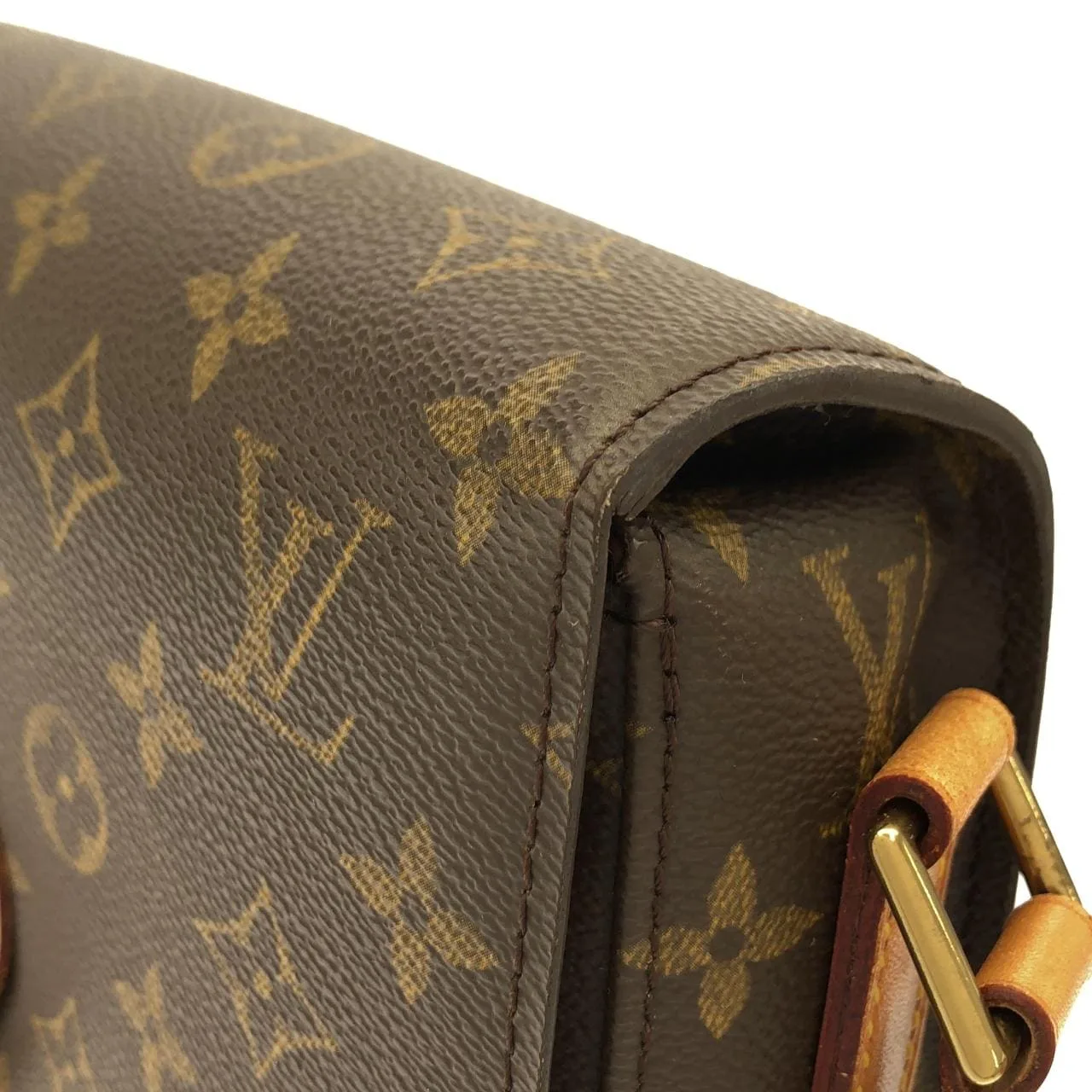 LOUIS VUITTON M51242 Shoulder Monogram 黑色 Monogram 中古品A - 縮圖 5