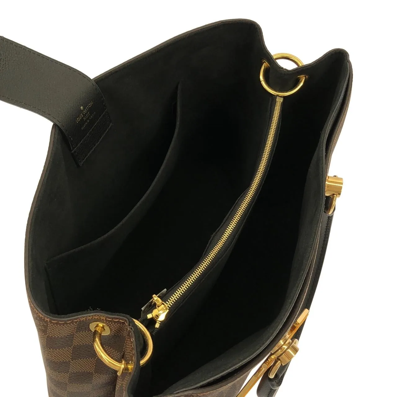 LOUIS VUITTON N40050 Handbag Damier 黑色 Damier 中古品A - 縮圖 8