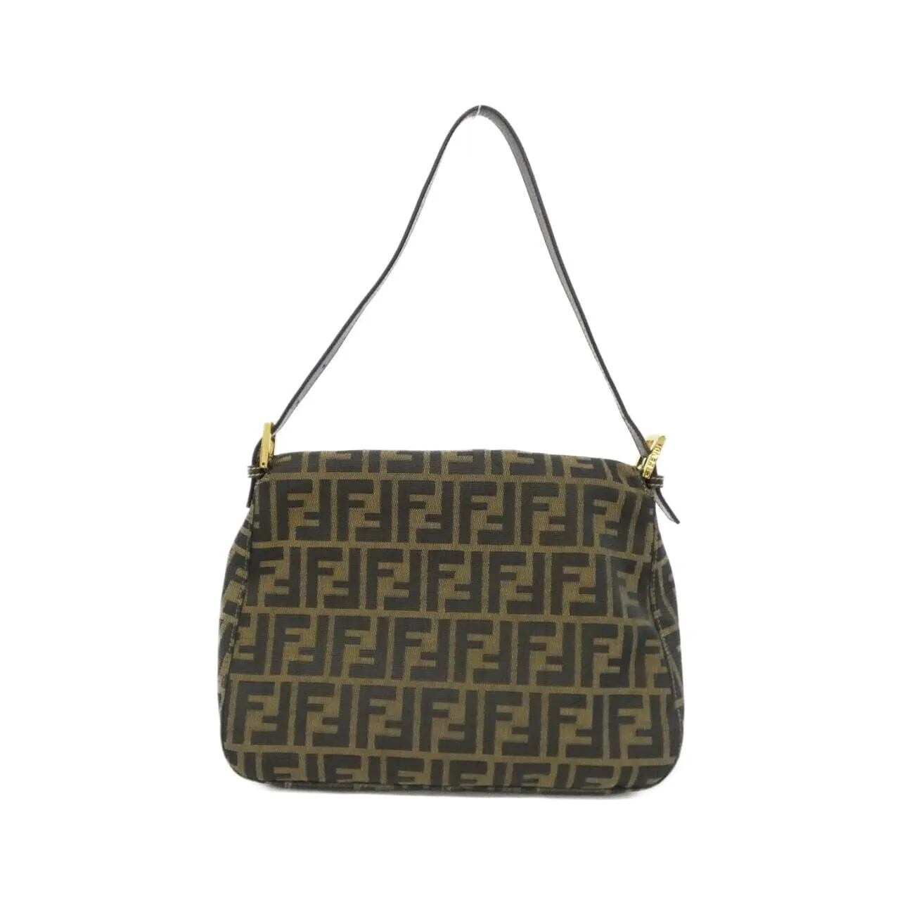 FENDI Baguette 26325 Shoulder Canvas Black Canvas - Thumbnail 2