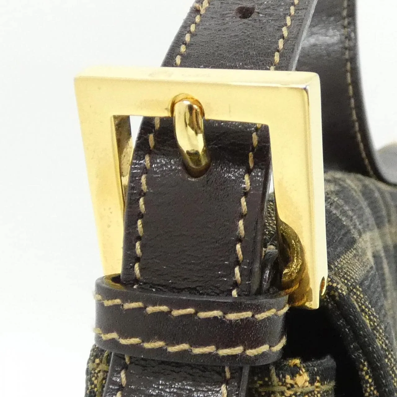 FENDI Baguette 26325 Shoulder Canvas Black Canvas - Thumbnail 6