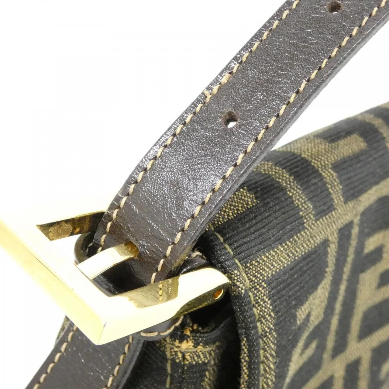 FENDI Baguette 26325 Shoulder Canvas Black Canvas - Thumbnail 7