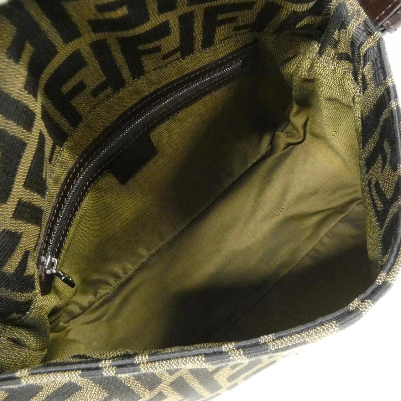 FENDI Baguette 26325 Shoulder Canvas Black Canvas - Thumbnail 6