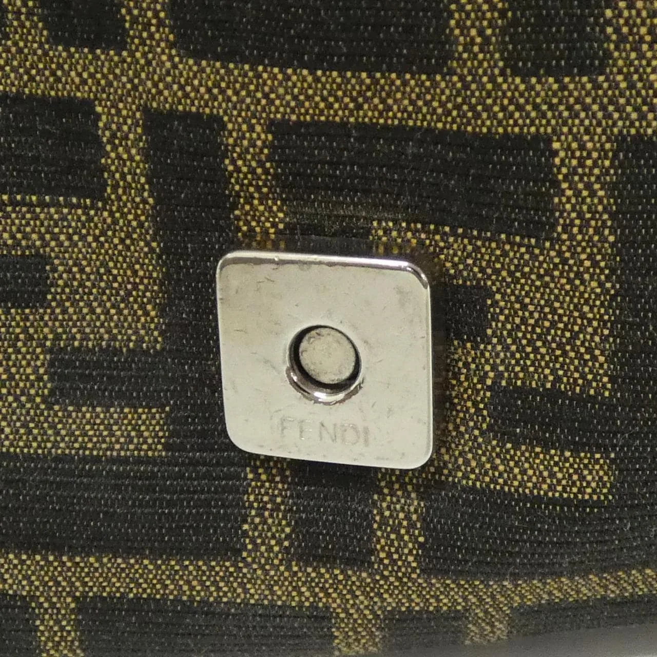 FENDI Baguette 26325 Shoulder Canvas Black Canvas - Thumbnail 7