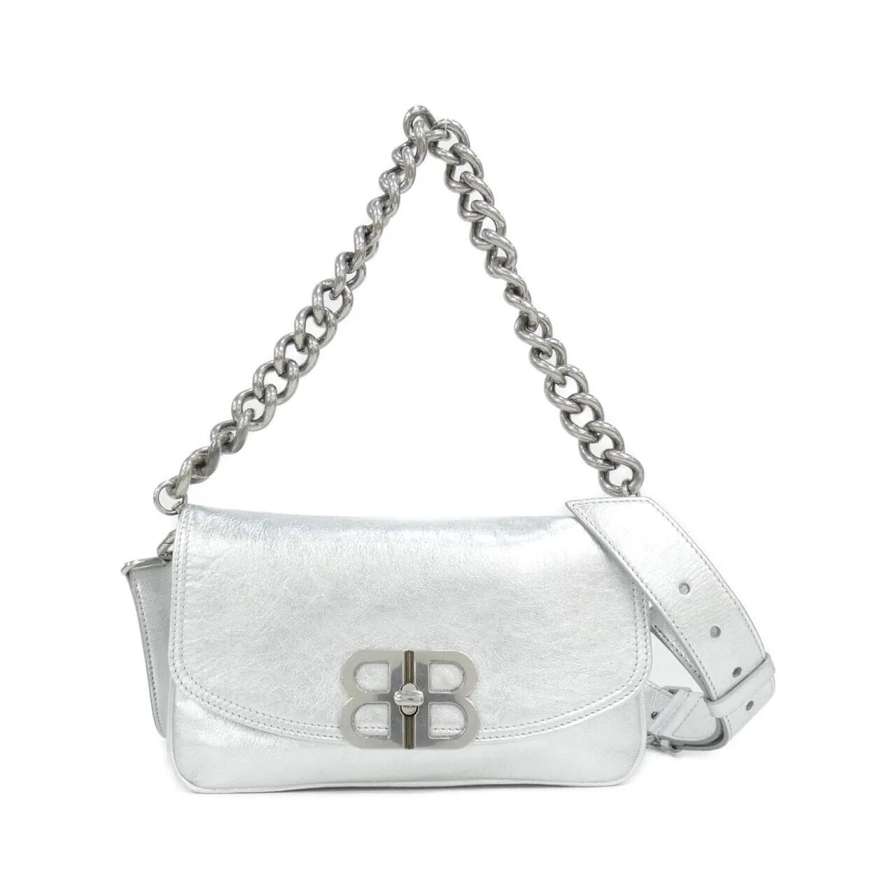 BALENCIAGA Hourglass 748598 2AA1Q Shoulder Black