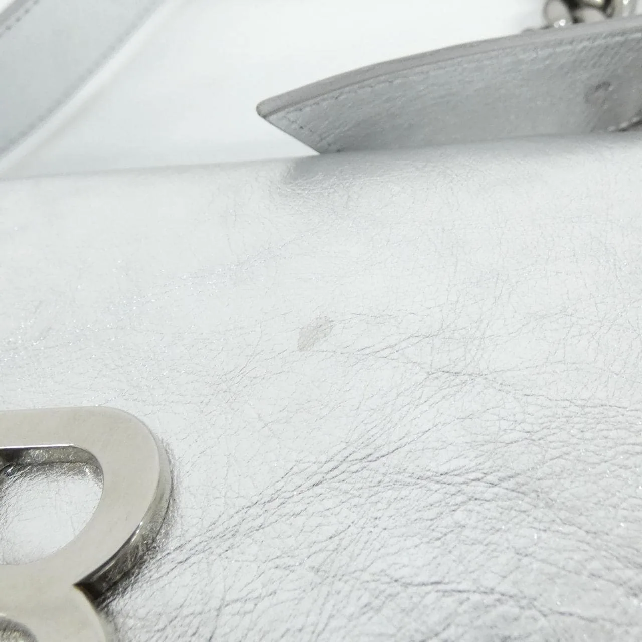 BALENCIAGA Hourglass 748598 2AA1Q Shoulder Black Rank A - Thumbnail 4