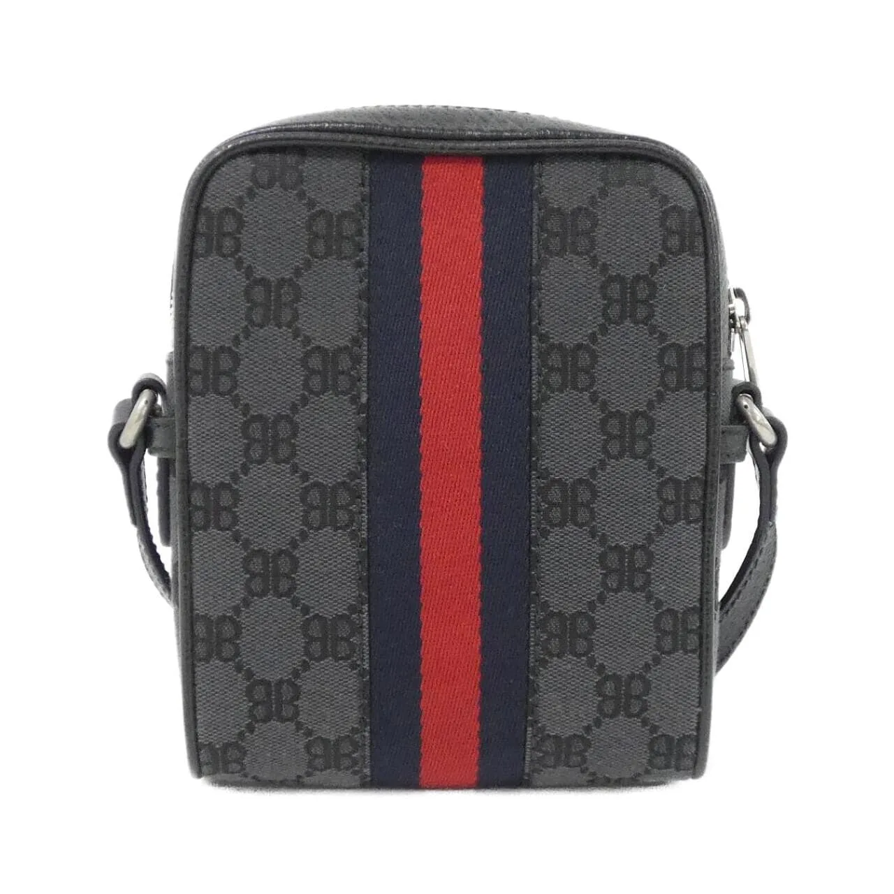 BALENCIAGA 680129 2103X Shoulder Canvas Black Canvas Rank A - Thumbnail 2