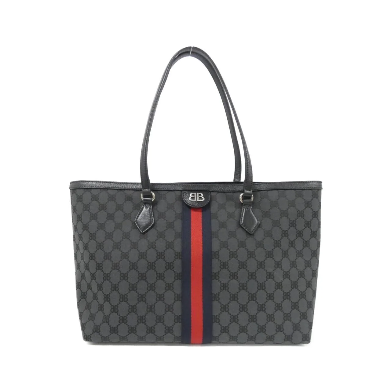 BALENCIAGA 680125 2103X Tote Canvas Black