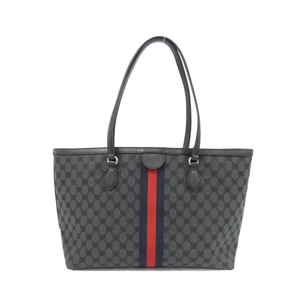 BALENCIAGA 680125 2103X Tote Canvas Black Canvas Rank A - Thumbnail 2