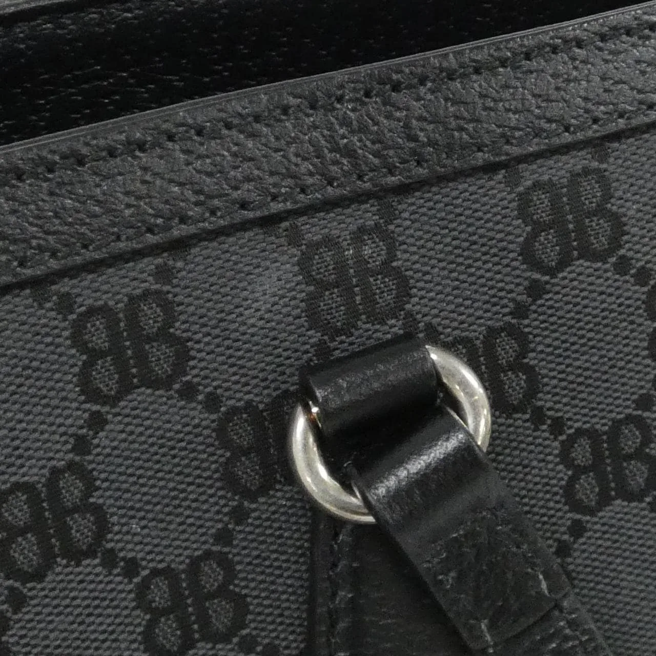 BALENCIAGA 680125 2103X Tote Canvas Black Canvas Rank A - Thumbnail 7