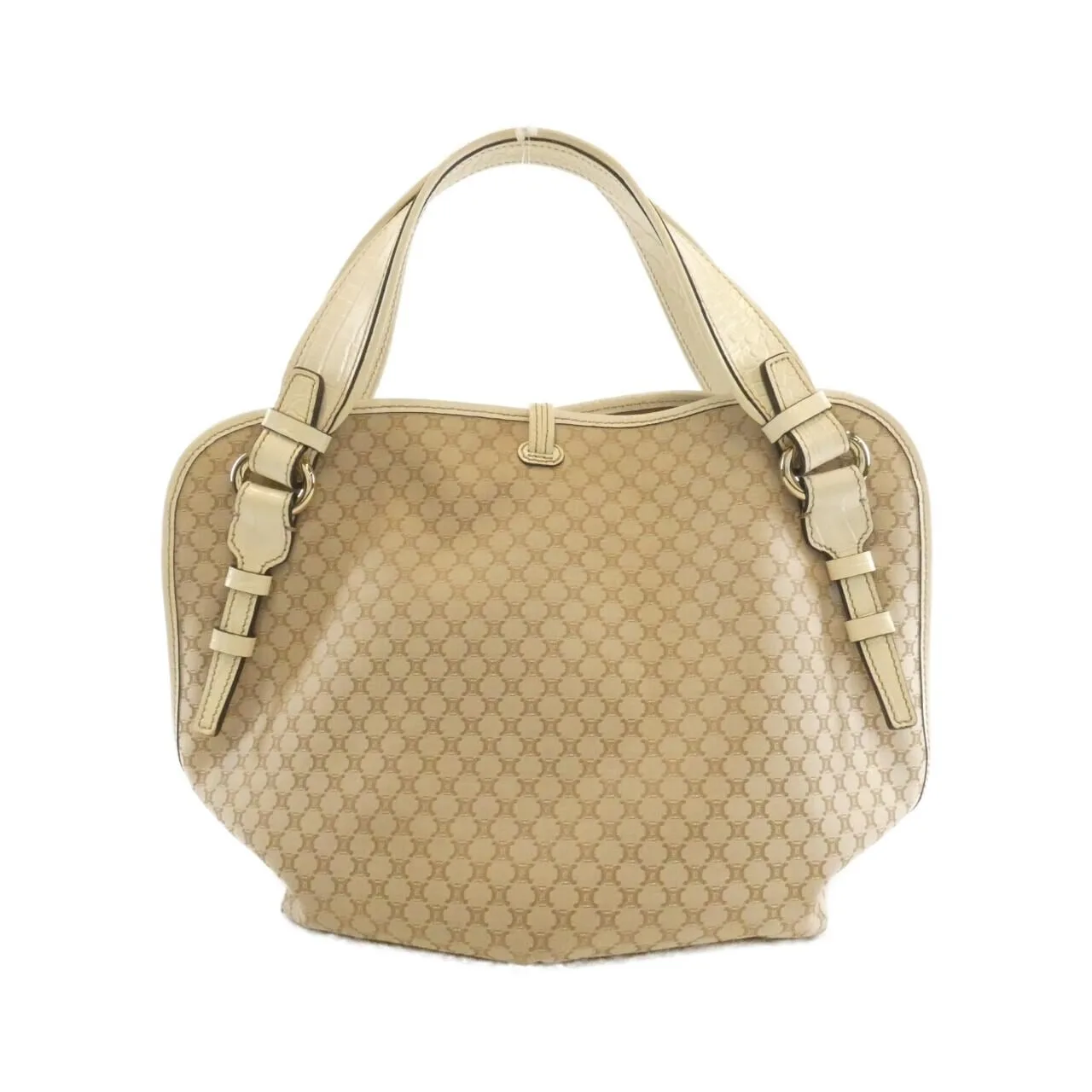 CELINE 160662BUN Shoulder Canvas White Canvas - Thumbnail 2