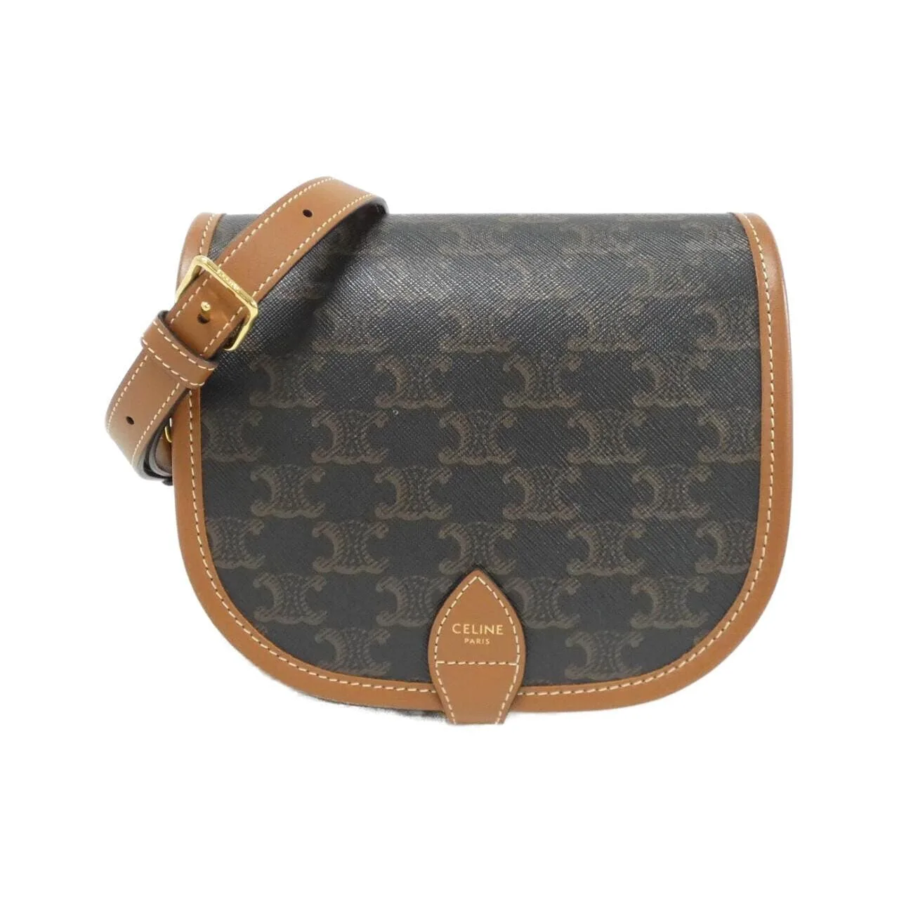 CELINE Triomphe 191502BZJ Shoulder Canvas