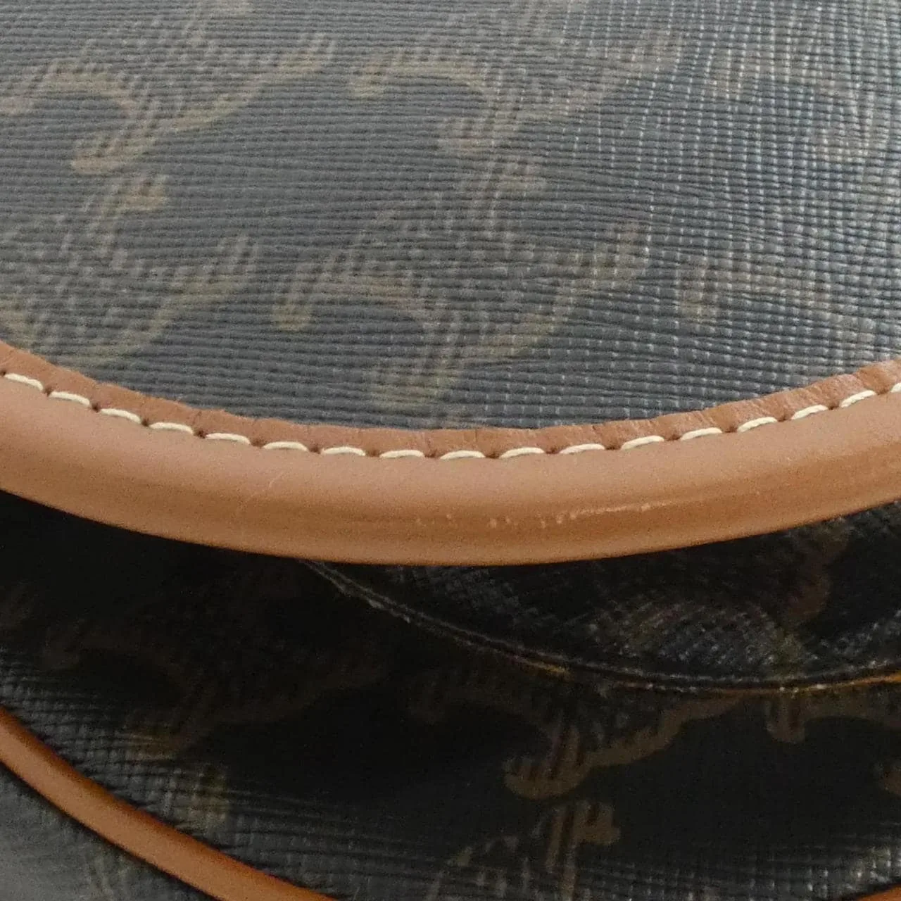 CELINE Triomphe 191502BZJ Shoulder Canvas 黑色 帆布 中古品A - 縮圖 7