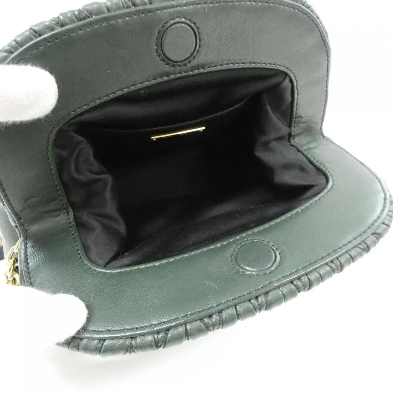 MIU MIU 5BF110 Shoulder 黑色 中古品A - 縮圖 8