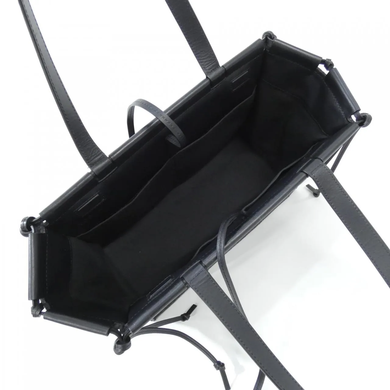 LOEWE A612A93X25 Tote Canvas 黑色 帆布 中古品A - 縮圖 7