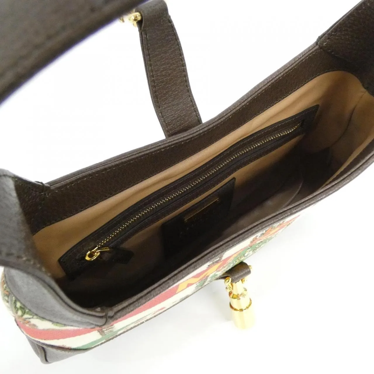 GUCCI Jackie 636706 Shoulder Canvas 棕色 帆布 中古品A - 縮圖 7