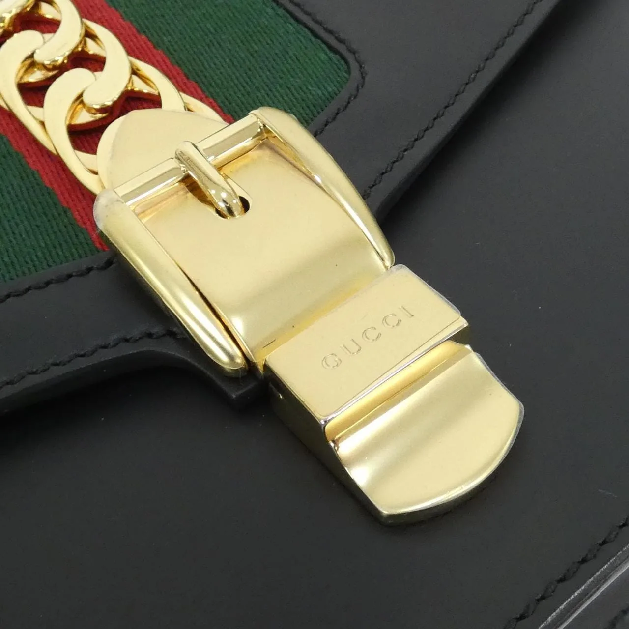 GUCCI Dionysus 421882 CVLEG Shoulder Leather Black Leather Rank A - Thumbnail 5