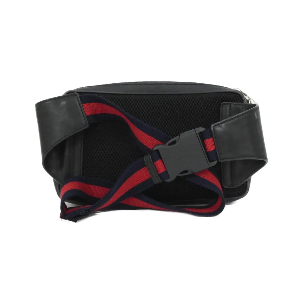 GUCCI 474293 K9RRN Belt Canvas 黑色 帆布 中古品A - 縮圖 2