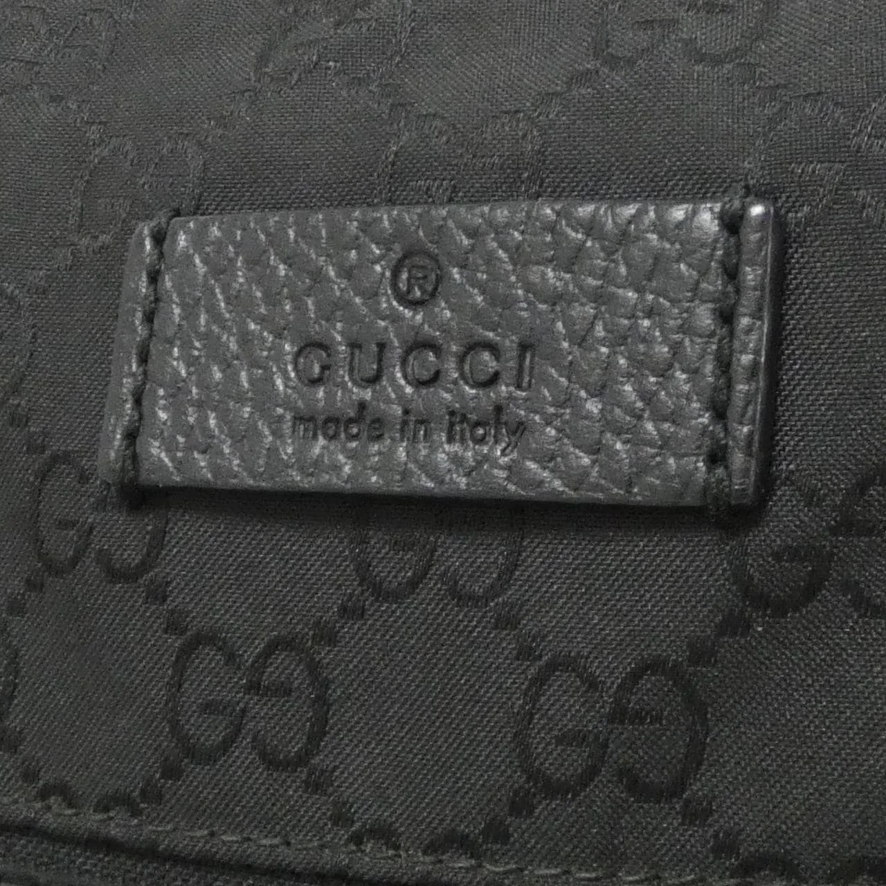 GUCCI 509639 G1XHN Shoulder Nylon 黑色 尼龍 中古品A - 縮圖 4
