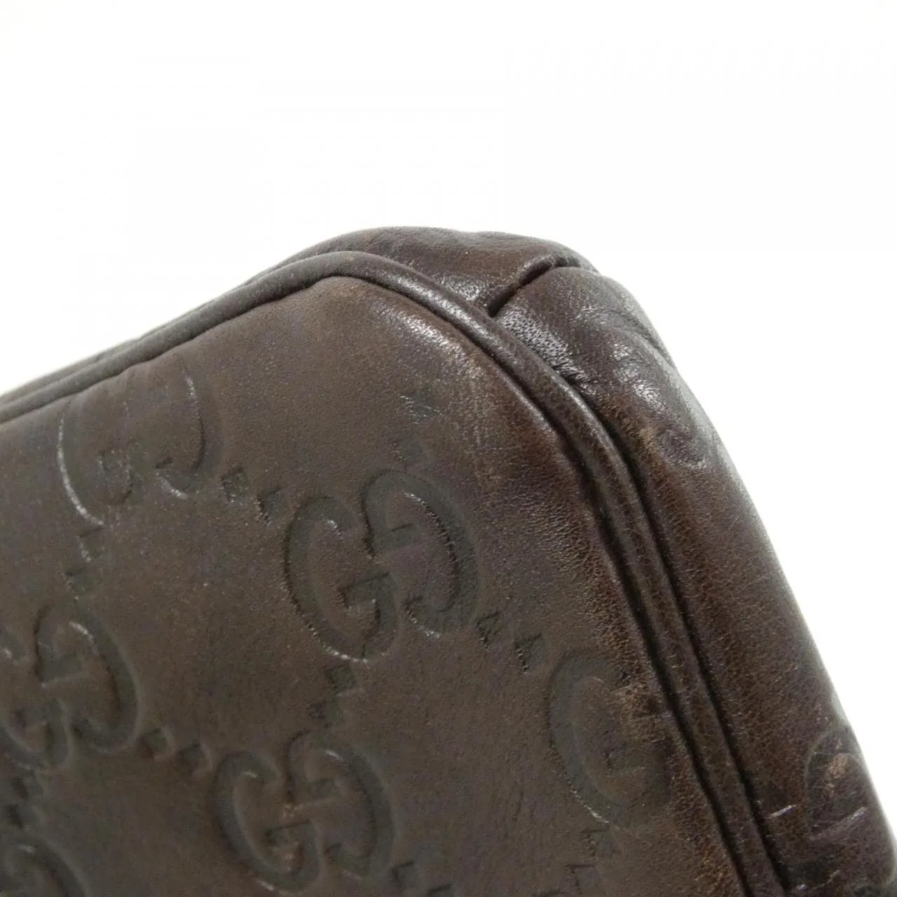 GUCCI 141863 Shoulder Leather Brown Leather - Thumbnail 3