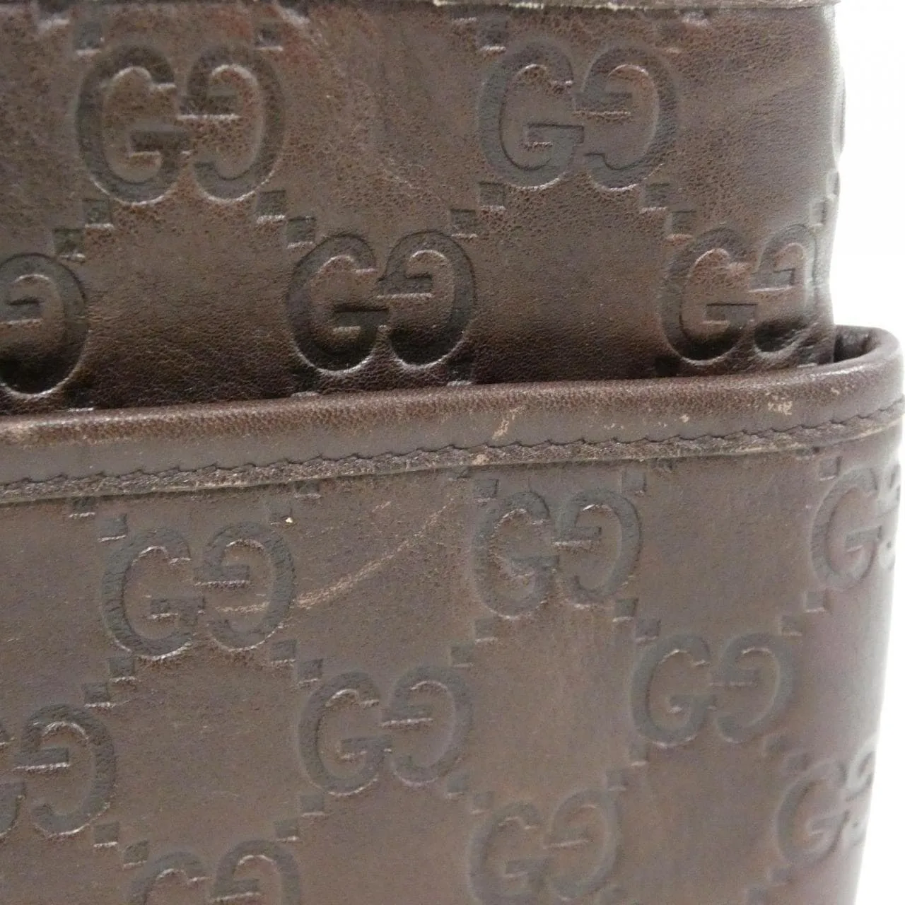 GUCCI 141863 Shoulder Leather Brown Leather - Thumbnail 5