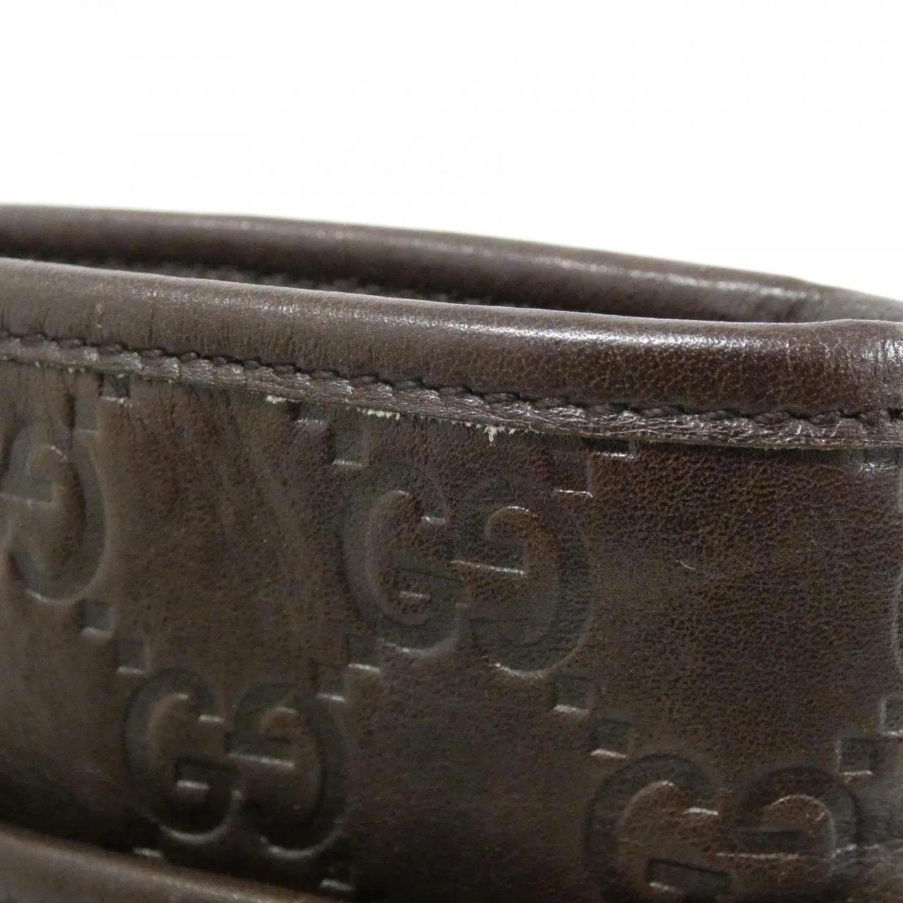 GUCCI 141863 Shoulder Leather Brown Leather - Thumbnail 7