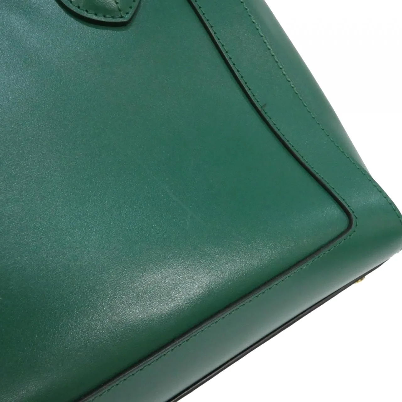 GUCCI 649016 0YK0G Handbag Leather 黑色 皮革 中古品A - 縮圖 5