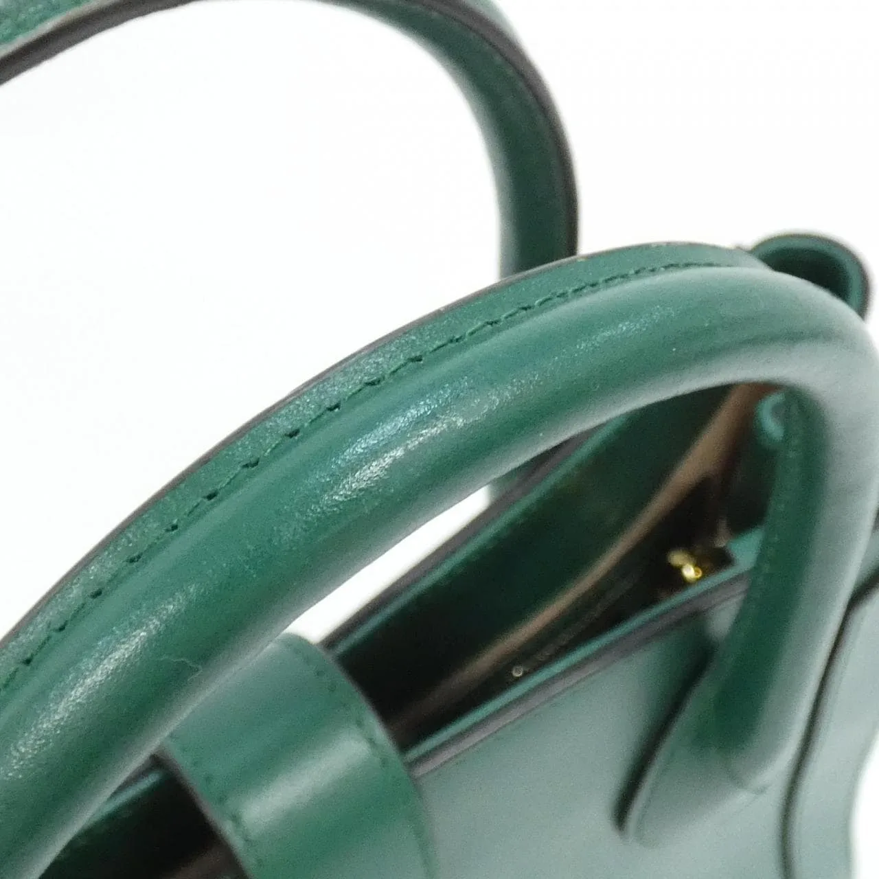 GUCCI 649016 0YK0G Handbag Leather 黑色 皮革 中古品A - 縮圖 6