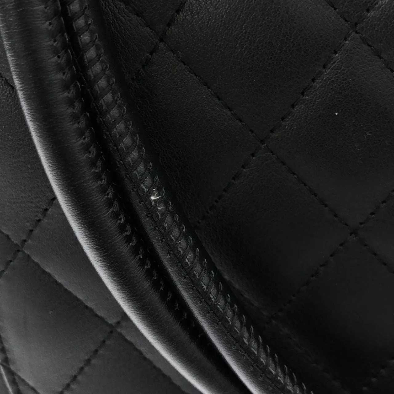 CHANEL Cambon 25169 Handbag Patent Leather Black Patent Leather Rank A - Thumbnail 7