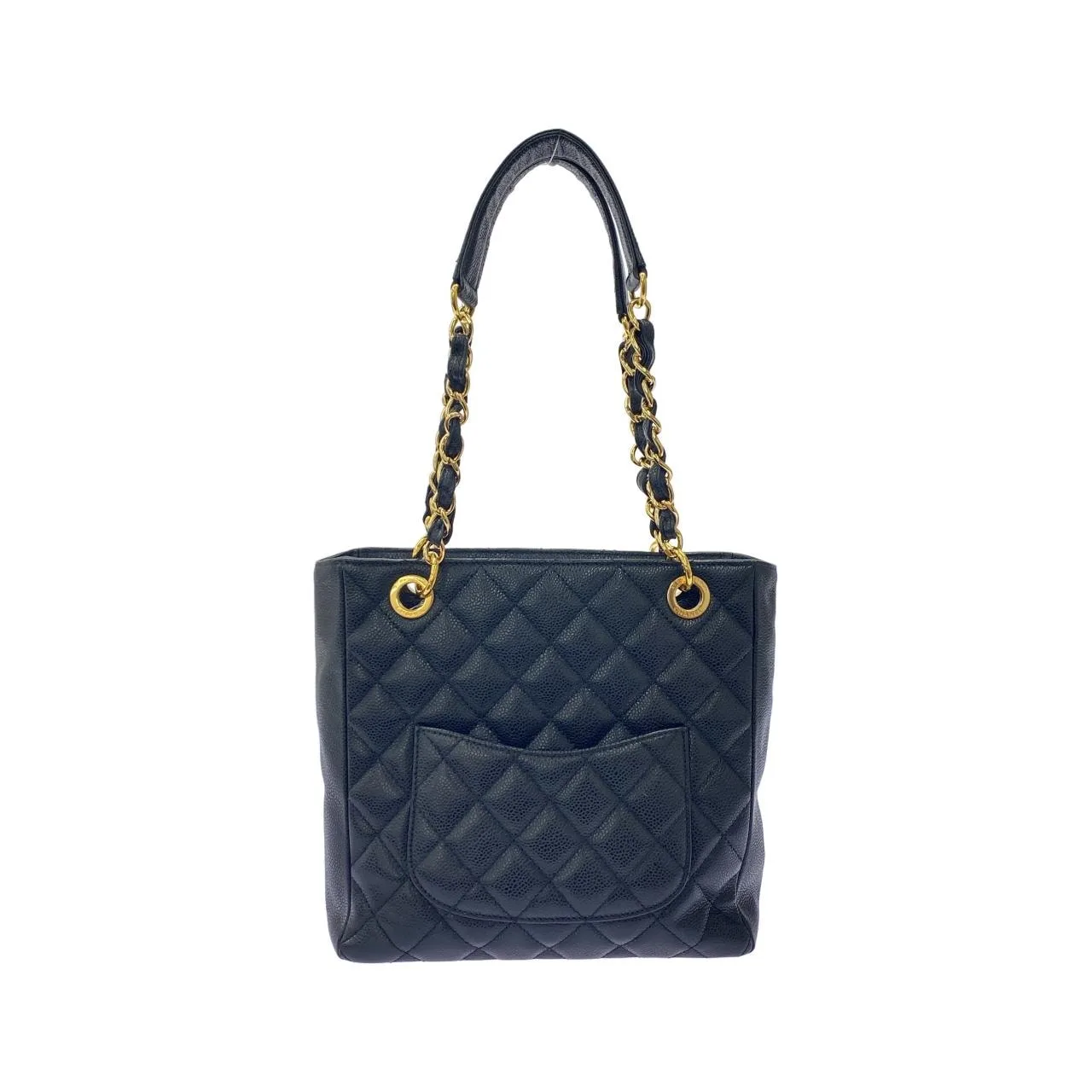 CHANEL Matelasse 50994 Shoulder Grained Calfskin Black Grained Calfskin Rank A - Thumbnail 2