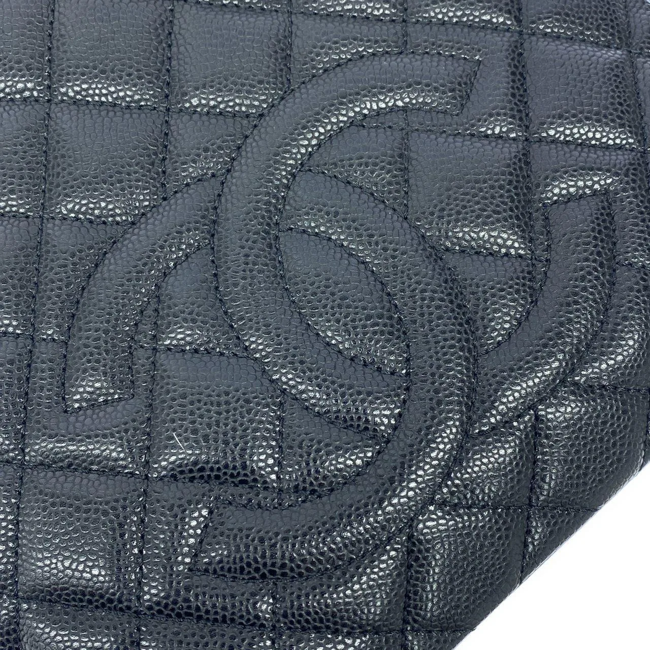 CHANEL Matelasse 50994 Shoulder Grained Calfskin Black Grained Calfskin Rank A - Thumbnail 4