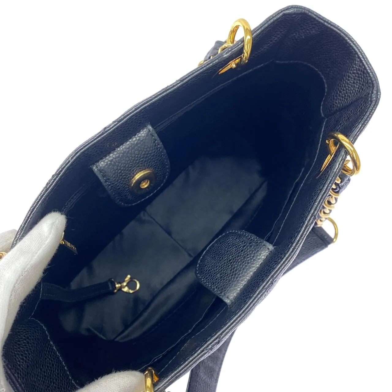 CHANEL Matelasse 50994 Shoulder Grained Calfskin Black Grained Calfskin Rank A - Thumbnail 7