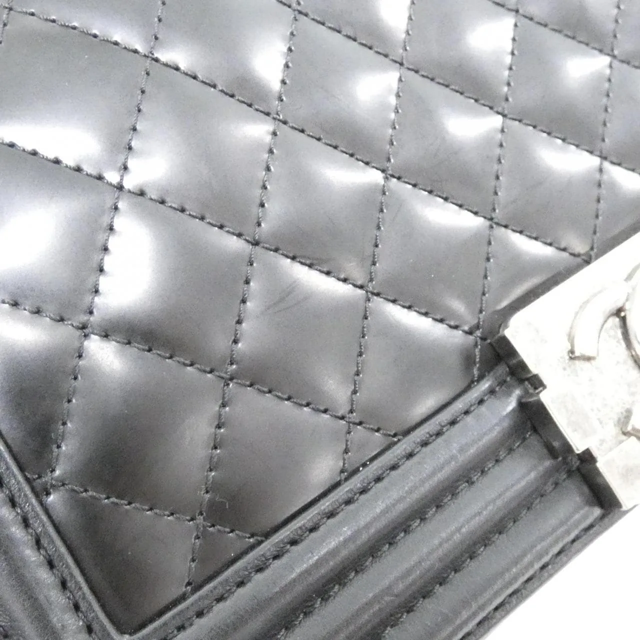 CHANEL Boy Chanel Shoulder Black Rank B - Thumbnail 4