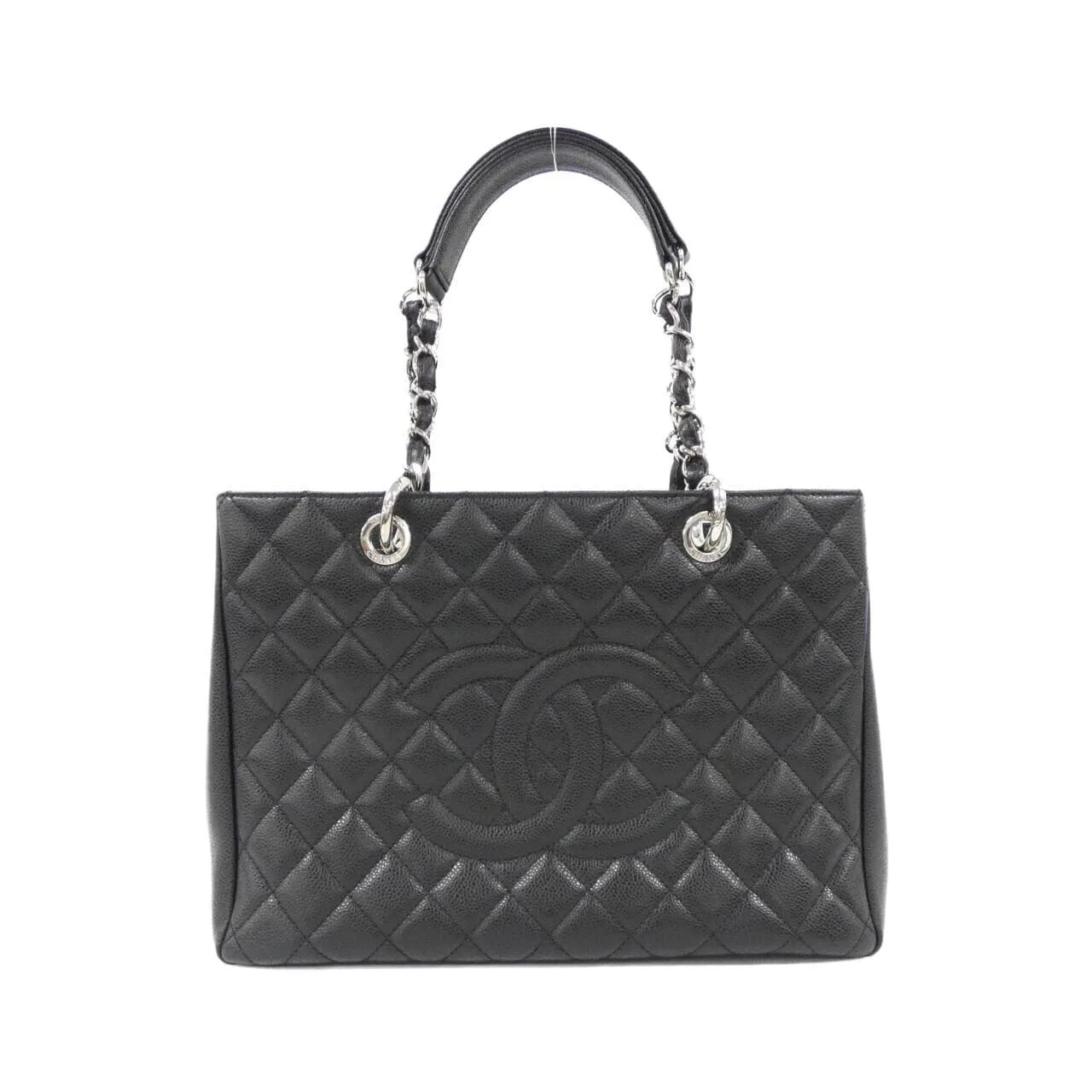 CHANEL 50995 Shoulder Grained Calfskin 黑色