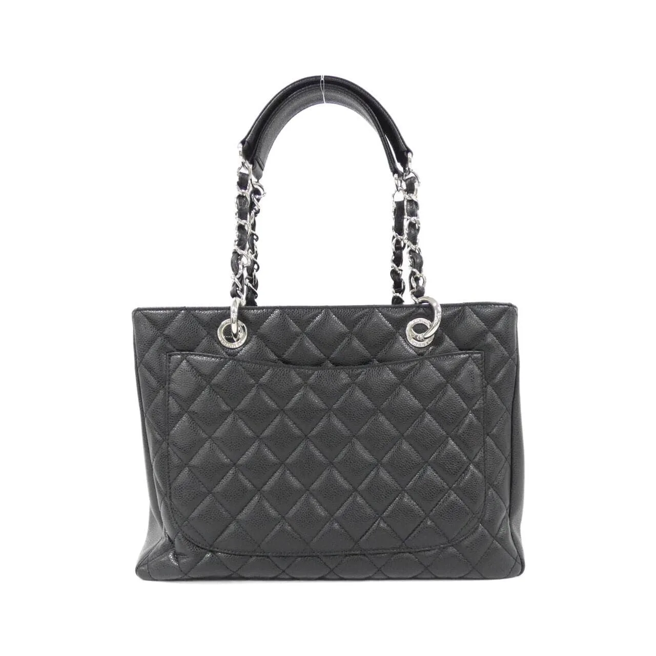 CHANEL 50995 Shoulder Grained Calfskin Black Grained Calfskin Rank A - Thumbnail 2