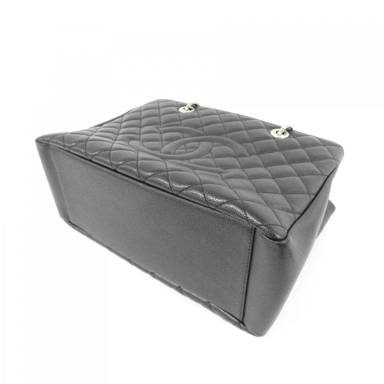 CHANEL 50995 Shoulder Grained Calfskin Black Grained Calfskin Rank A - Thumbnail 3