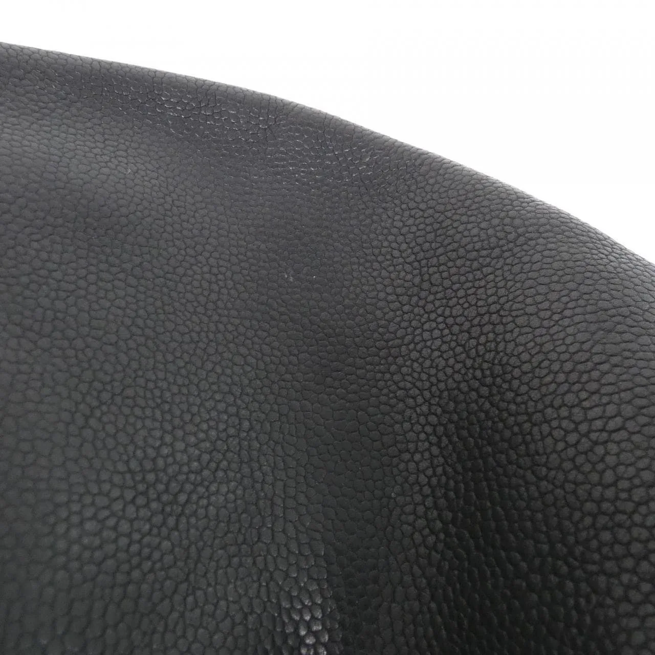 CHANEL 40022 Shoulder Grained Calfskin Black Grained Calfskin Rank A - Thumbnail 6