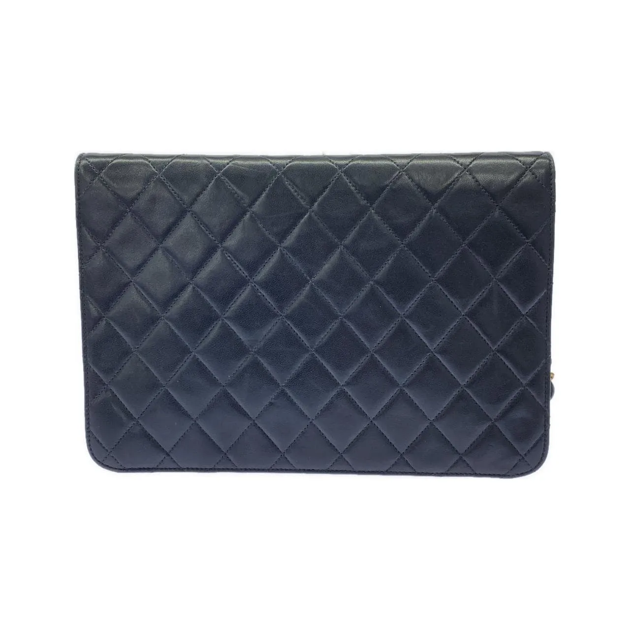 CHANEL 03570 Shoulder Lambskin Black Lambskin Rank A - Thumbnail 2