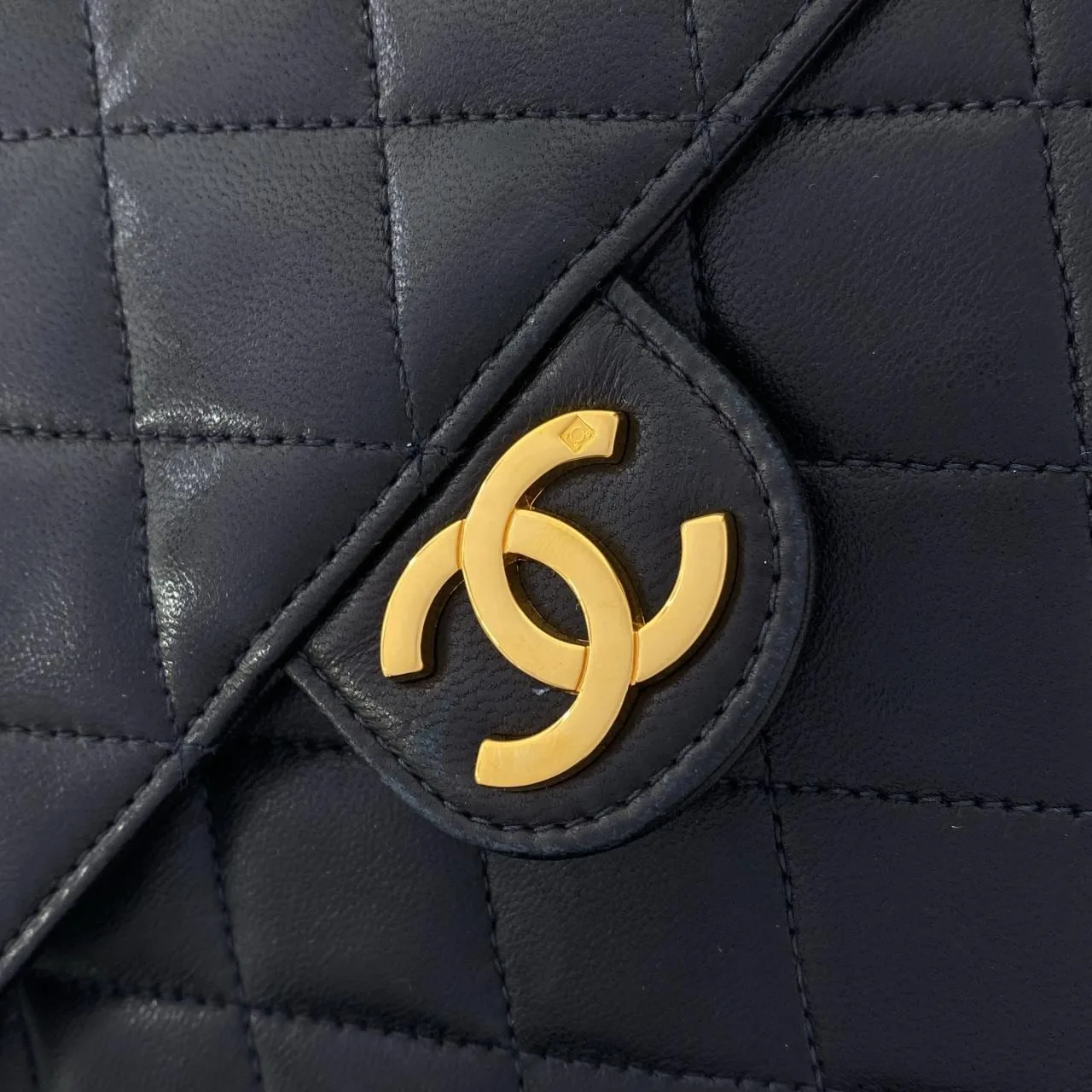 CHANEL 03570 Shoulder Lambskin Black Lambskin Rank A - Thumbnail 4