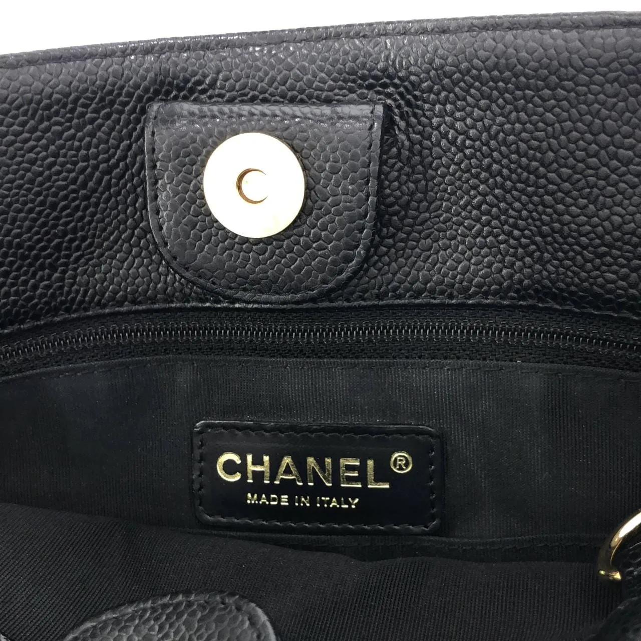CHANEL 20994 Shoulder Grained Calfskin Black Grained Calfskin Rank A - Thumbnail 7