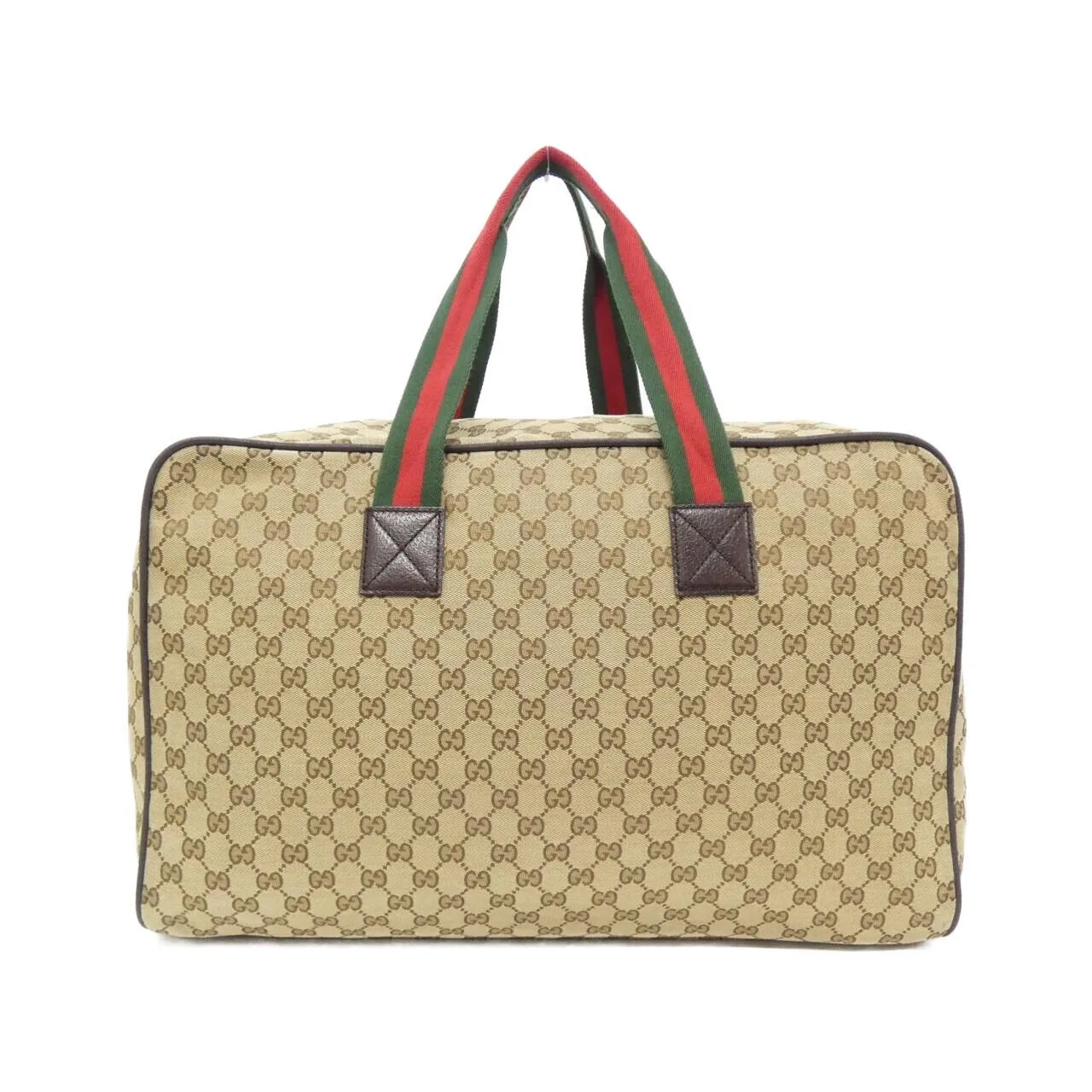GUCCI 146310 Boston Canvas 米色 帆布 中古品A - 縮圖 2