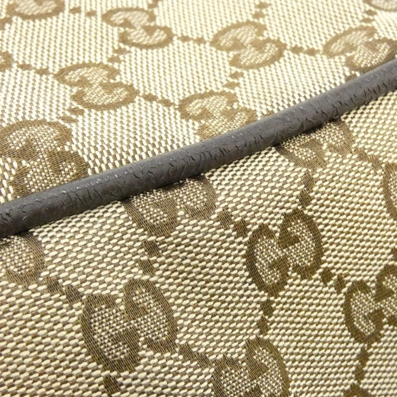 GUCCI 146310 Boston Canvas 米色 帆布 中古品A - 縮圖 5