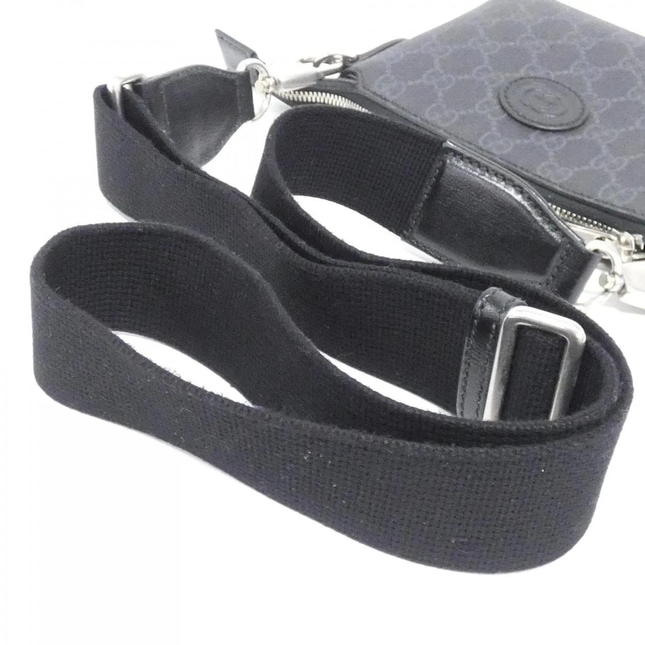 GUCCI 723306 92THN Shoulder Canvas Black Canvas Rank A - Thumbnail 7