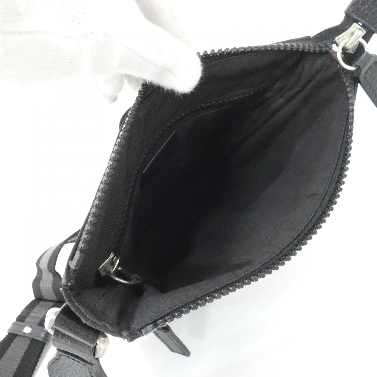 GUCCI GG Supreme 449183 G1XHN Shoulder Nylon Black Nylon Rank A - Thumbnail 9