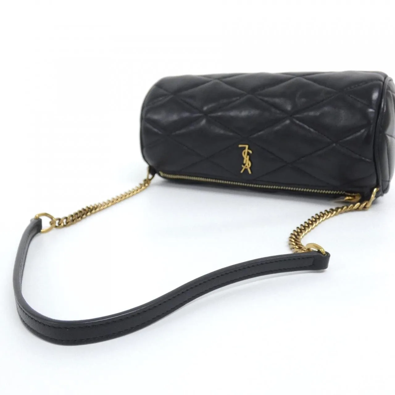 SAINT LAURENT 699703 AAAJU Shoulder Lambskin Black Lambskin Rank A - Thumbnail 8