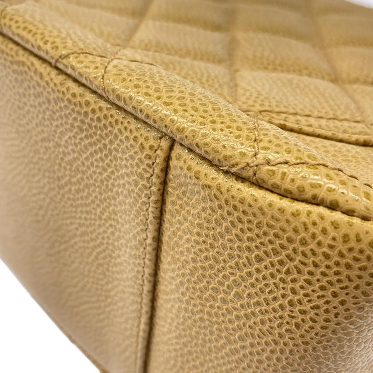 CHANEL Matelasse 20993 Shoulder Grained Calfskin Beige Grained Calfskin Rank A - Thumbnail 3