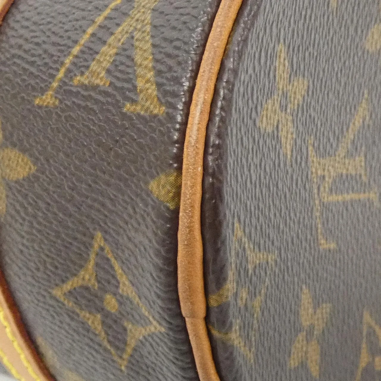LOUIS VUITTON Papillon M51389 Handbag Monogram 黑色 Monogram 中古品B - 縮圖 2