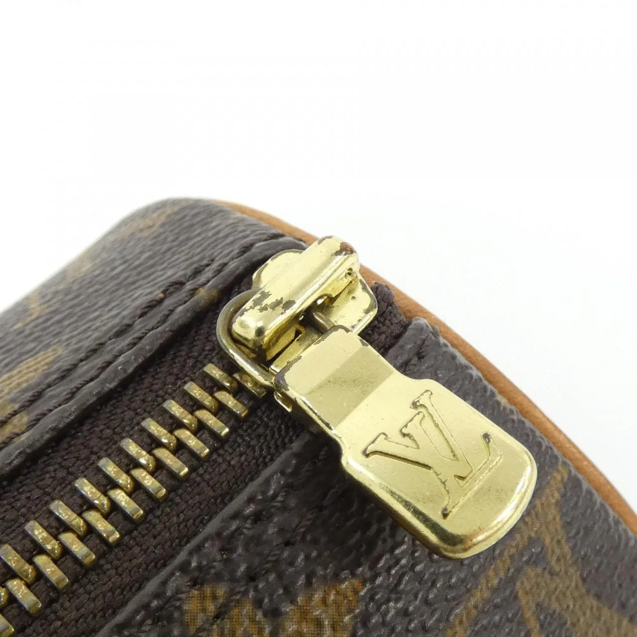 LOUIS VUITTON Papillon M51389 Handbag Monogram 黑色 Monogram 中古品B - 縮圖 3