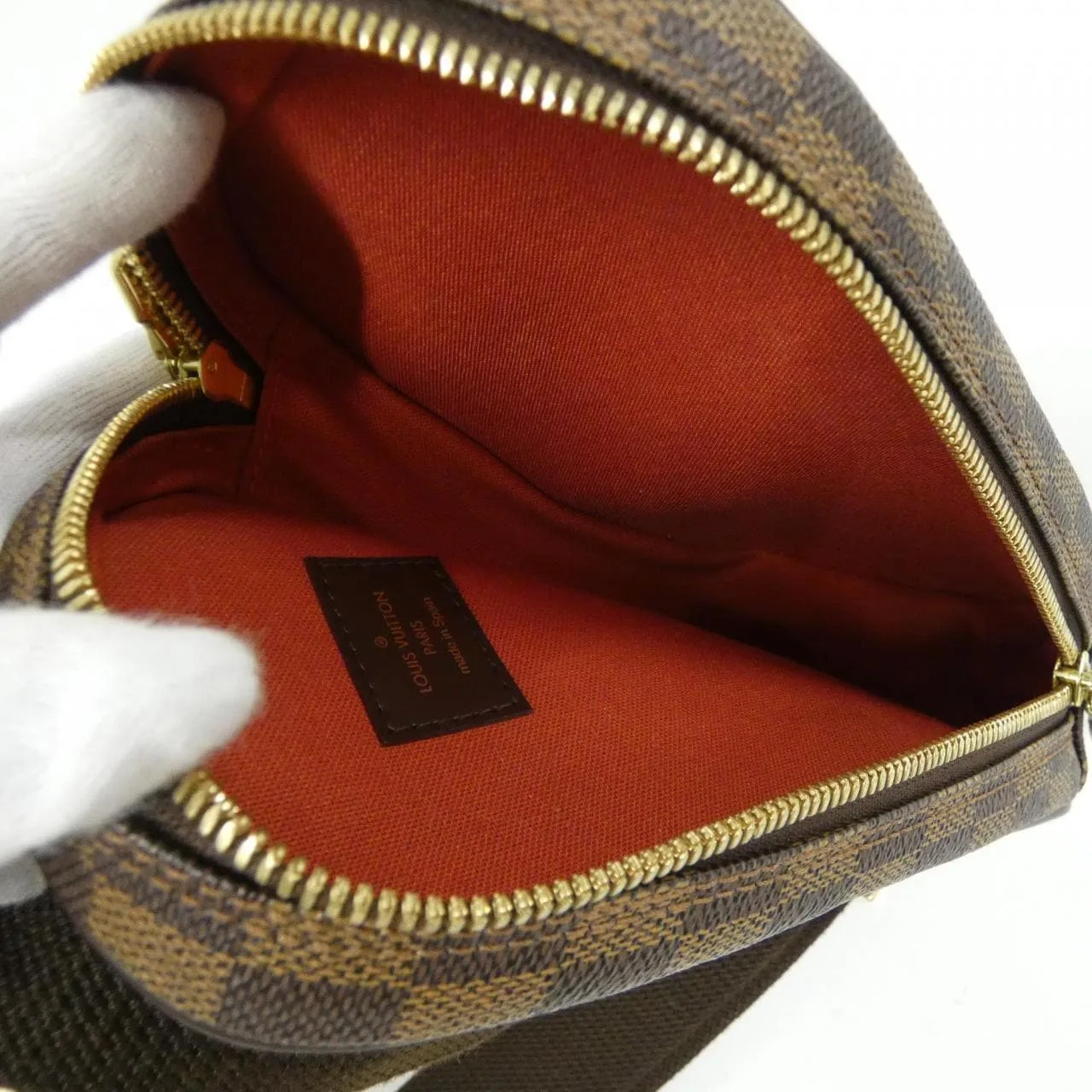 LOUIS VUITTON Pochette N48048 Shoulder Damier Black Damier - Thumbnail 8