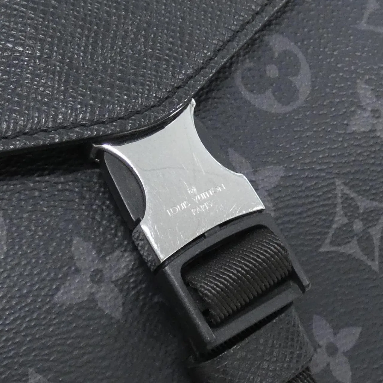 LOUIS VUITTON M30413 Shoulder Canvas 黑色 帆布 中古品A - 縮圖 6